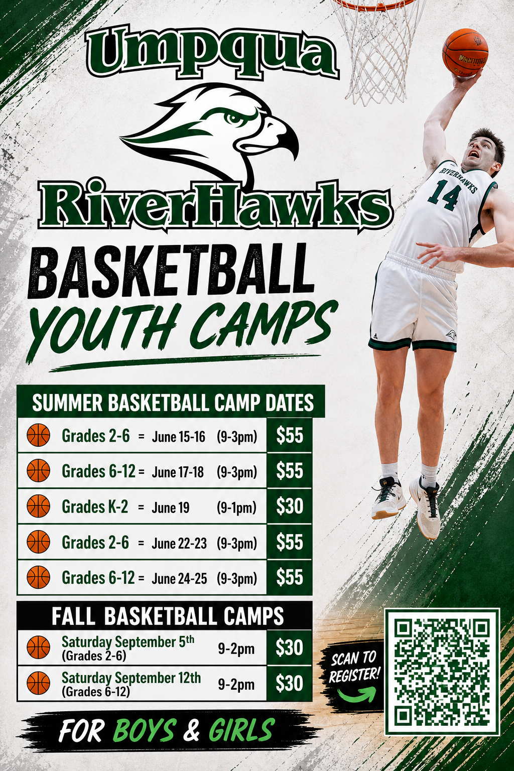 2026 Summer Kids Basketball Camps are open to register!
