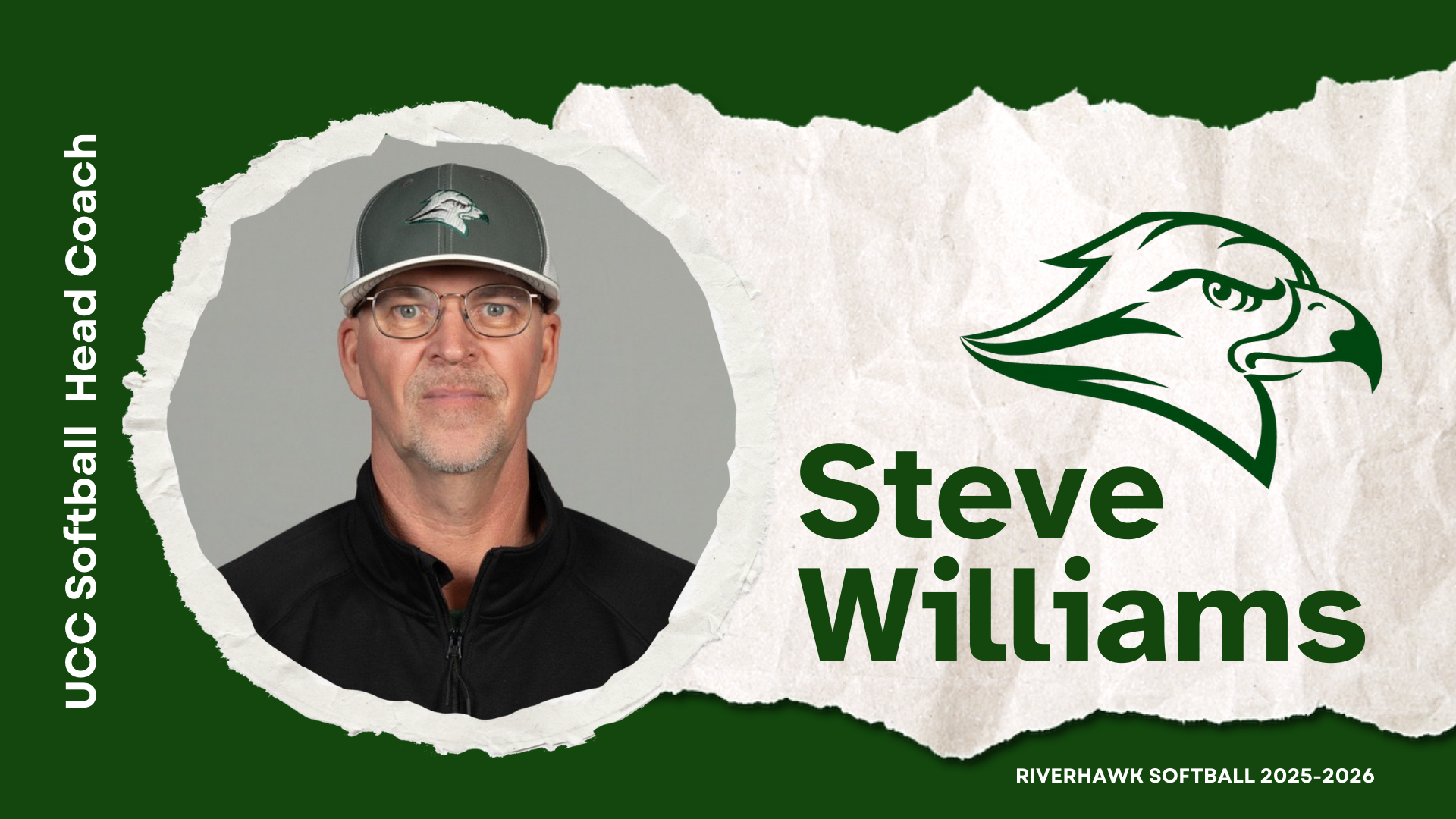 UCC Names Steve Williams Head Softball Coach