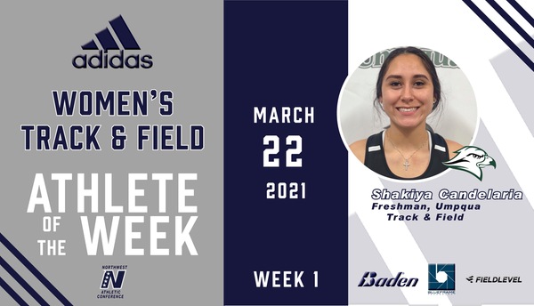 Shakiya Candelaria Lands NWAC Women's Track & Field Athlete of the Week