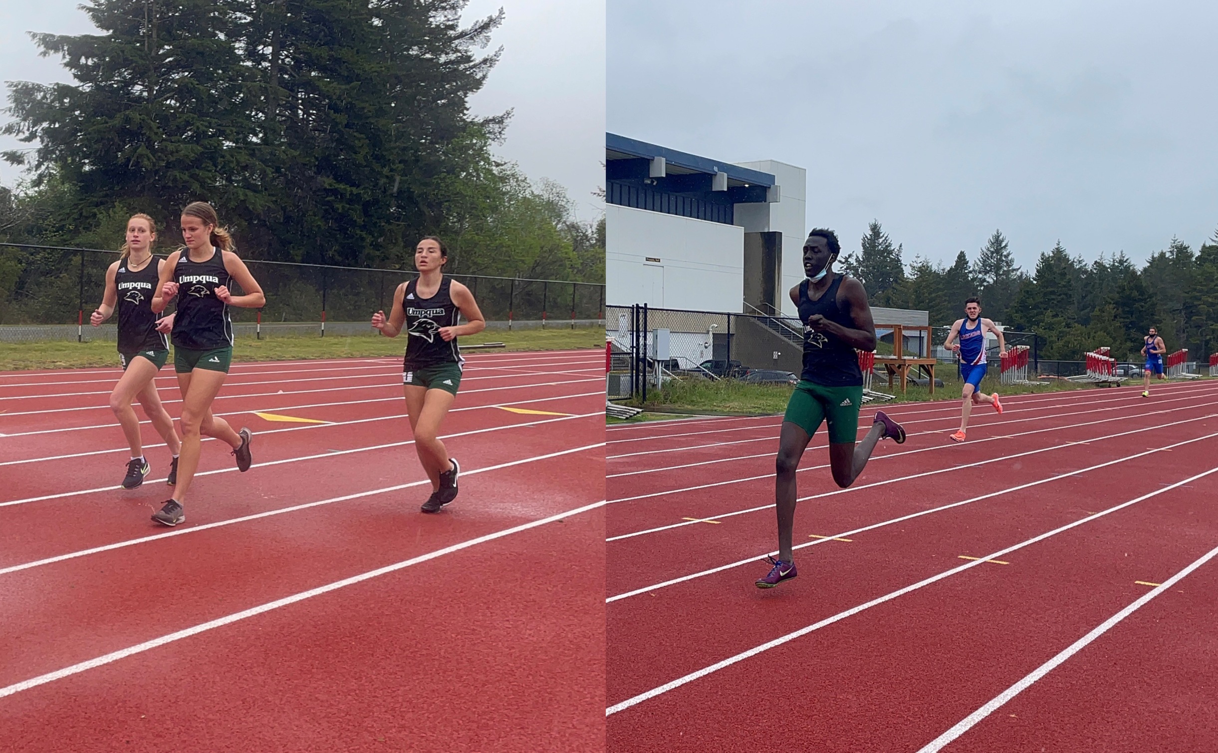 Track Team Battles the Weather to Produce Wins