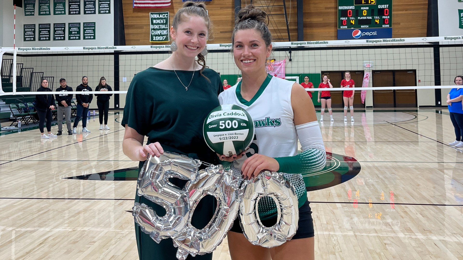 Caddock Surpasses 500 Career Kills and Digs