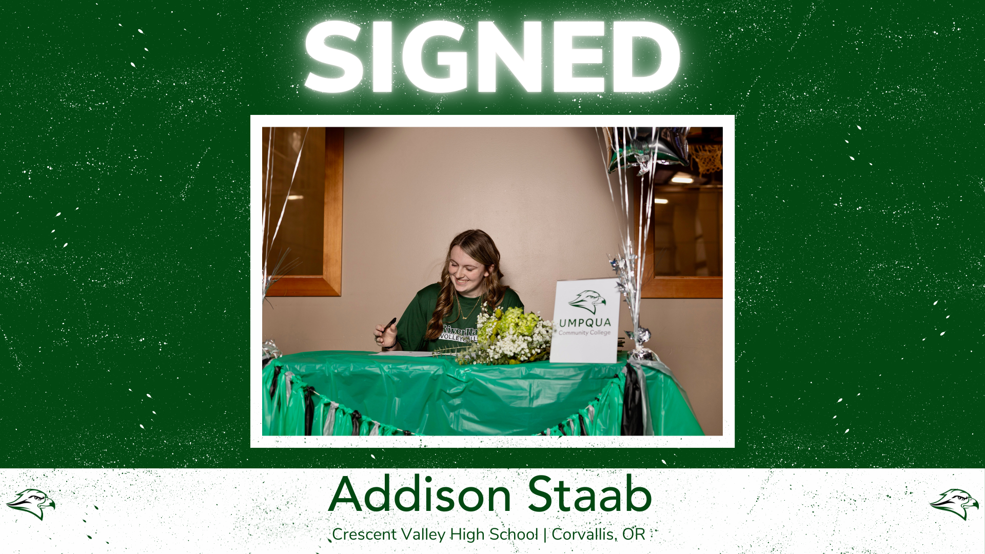 RiverHawks Sign Back-to-Back State Champ, Addison Staab
